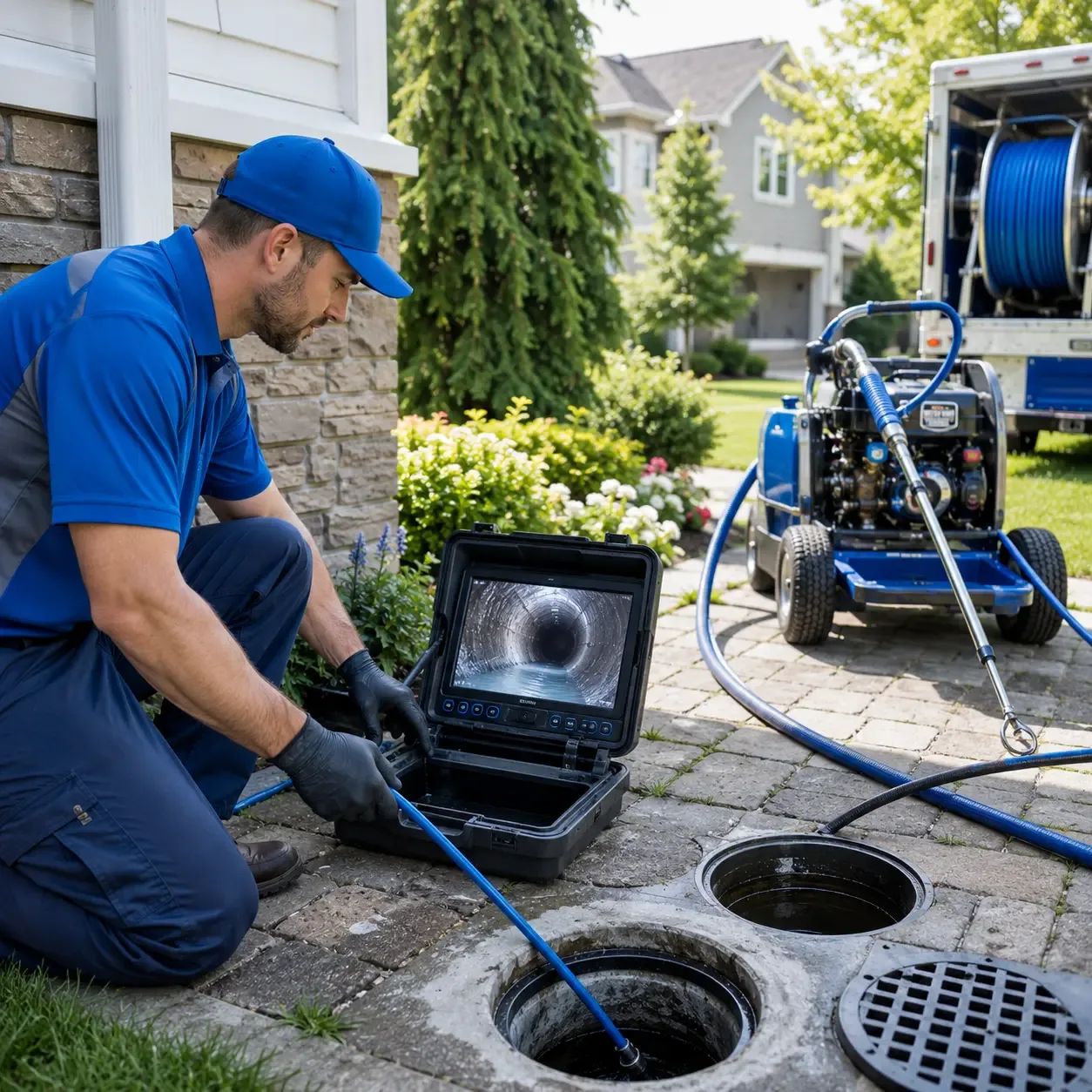 Outdoor drain cleaning professionals serving Lowell, OH