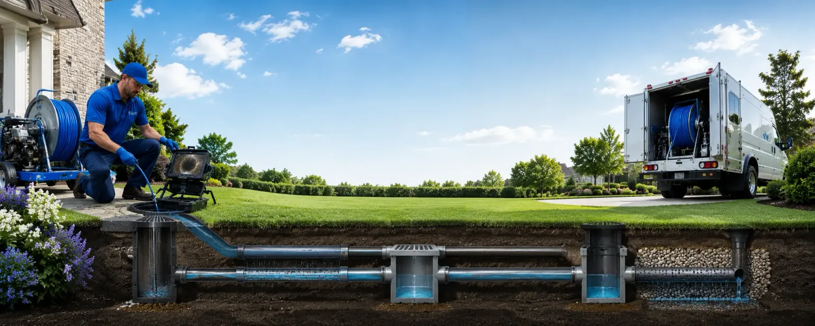 Outdoor drain cleaning information for Lowell, OH